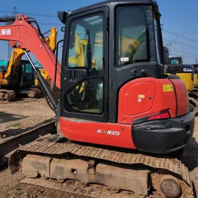 China High Quality Mini Diggers Used Kubota KX165 Excavators 5 Ton 0.04 CBM for sale