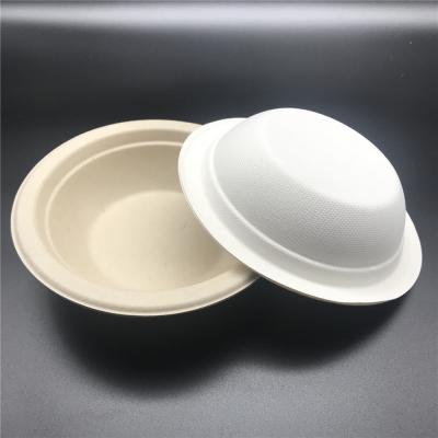 China Hot Selling Disposable Fast Food Bagasse Bowl 12oz Biodegradable Bowls Take Away for sale