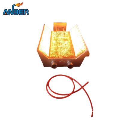 China Manufacturing Plant Radiating natural gas full premixed metal fiber surface burner far infrared ray for sale