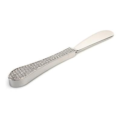 China New Design Silver Glitter Handle Table Cheese Knife Dessert Tools Viable for sale