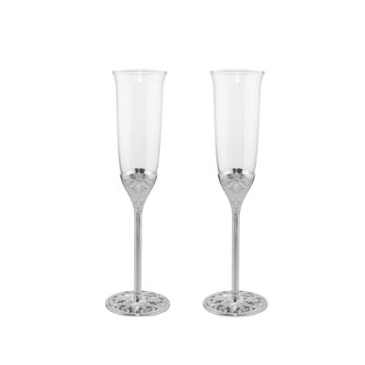 China Wedding Red Wine Glass 2pcs Wedding Toasting Flutes Set Champagne Glasses Toasting Flutes Set Wine Wedding Favor for Couples Bride for sale