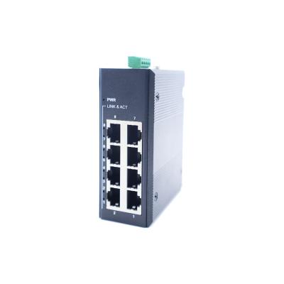 China Industrial Todahika 8*10/100 BASE-TX Ports 10/100Mbps  1.8Gpbs Industrial Ethernet Switch for sale