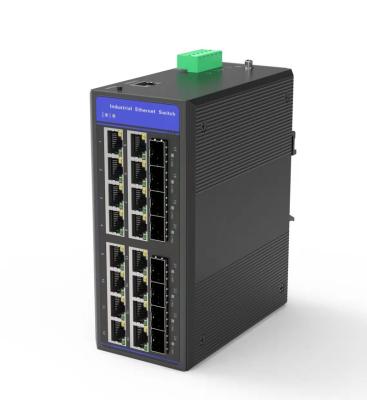 China LACP 24*10/100/1000 Base-TX 10/100/1000 Mbps 48Gpbs Industrial Ethernet Switch for sale