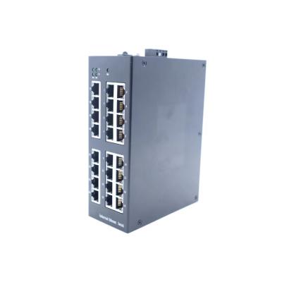 China LACP 24*10/100 Base-TX Ports and 2*1000Mbps Combo Ports Industrial Ethernet Switch for sale