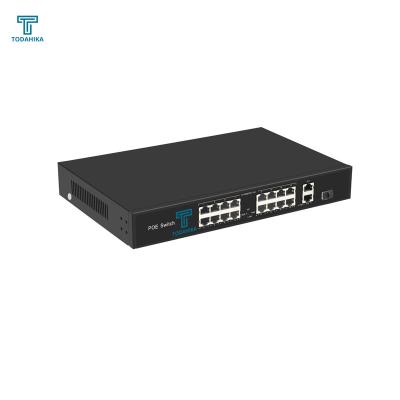 China Delay time <5us 2xGigabit RJ45 and 8x10/100Base-T PoE Port 5.6 Gpbs 10/100/1000M Ethernet Switch for sale