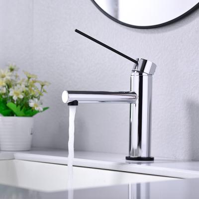 China Faucets Kaiping Gockel Chrome Metered Brass One Hole Single Handle Toilet Mixer Tap Bathroom Basin Faucet for sale