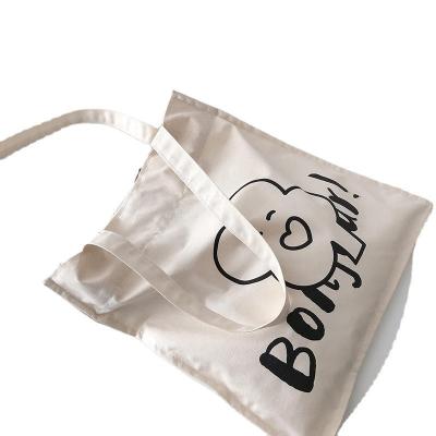 China Customized Color Heavy-duty Canvas Tote Bags for Eco-friendly Shopping for sale