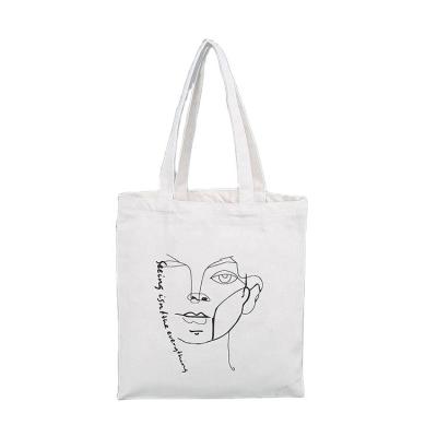 China Customized Color Recycled Shopper Grocery Canvas Calico Tote Bags for sale