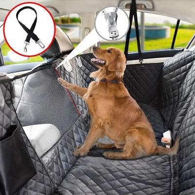 China New Oxford Fabric Viable Dog Litter Back Dog Seat Mesh Window Pet Car Mat for sale