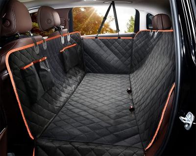 China New Oxford Fabric Viable Dog Litter Back Dog Seat Mesh Window Pet Car Mat for sale