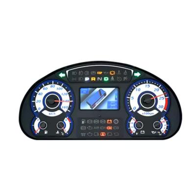 China Plastic Customized Digital Instrument Cluster For Bus for sale