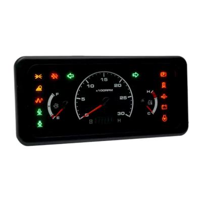 China Plastic Digital Car Dashboard Display Panel Tachometer For Heavy Equipment Instrument Cluster for sale