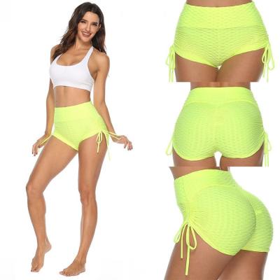 China Anti-Wrinkle Fashion Yoga Pants Fitness Bubble Shorts Curl Beautiful Sexy Buttocks Booty Shorts Women Casual Shorts for sale