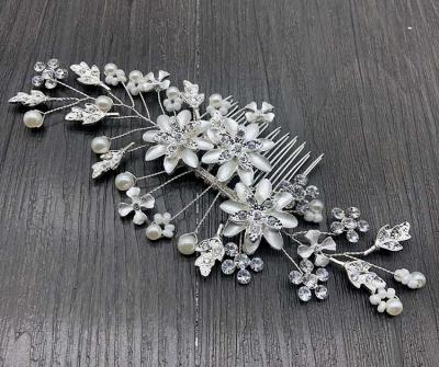 China Wedding Headband SHSS2005 Silver Color Hair Comb Wedding Hair Accessories Bridal Jewelry for sale