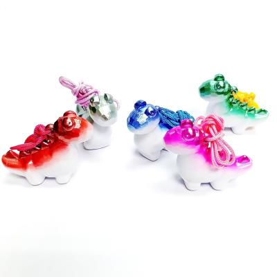 China NEW VINTAGE PLASTIC Plastic Dinosaur Charms Necklace Fashion Jewelry Woman Girl Birthday Party Retro Dress Up Carnival for sale