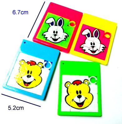 China PLASTIC Rabbit Bear Slider Puzzles E155 Sliding Birthday Party Favor Pinata Filler Loot Favors Gift Toys Bags Novelty Carnival for sale