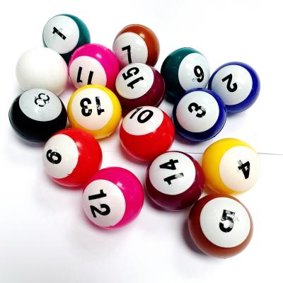 China POOL NUMBER LOTTERY BILLIARDS BALL PLASTIC FULL SET GAMES PLAY PROFESSIONAL BIRTHDAY GIFTS NOVELTY GIFT LOOT BAG gag for sale