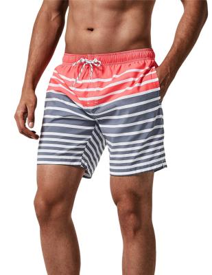 China Men's Anti-UV Slim Fit Quick-Dry Swim Shorts Swim Trunks Mens Swimwear With Mesh Lining for sale