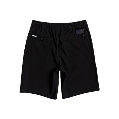 China Black Polyester Spandex Anti-UV Swim Shorts Men Quick Dry Anti-UV Boardshorts for sale