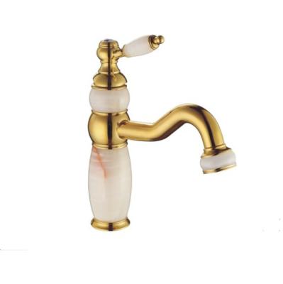 China China Wenzhou Feenice Modern Bathroom Fixtures Gold Marble Sink Faucet Whole Series Available for sale