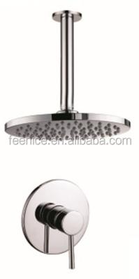 China Bathroom Concealed Bath Faucets Round 8inch Shower Head Metered Shower Set FNF62021K for sale