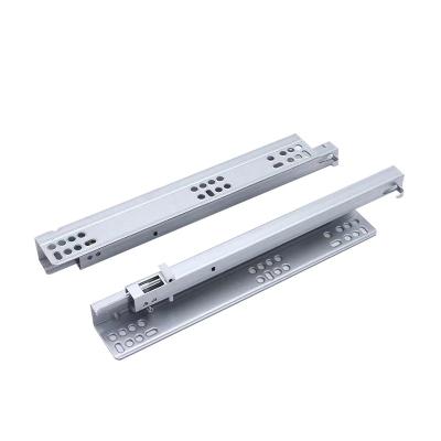 China Wholesale 3 Fold+Full Drawer Rail Ball Bearing Telescopic Drawer Slide Extension Furniture Hardware Cabinet Accessories for sale