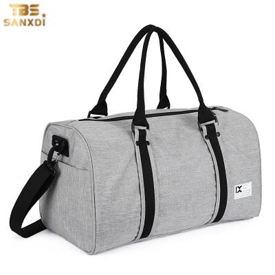 China SANXDI Water Resistant Gym Designer Duffle Bag With Shoe Compartment Fitness Sports Bag For Men And Women for sale