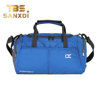 China SANXDI Water Resistant Small Gym Bags for Men and Women Mini Waterproof Duffel Bag with Shoe Compartment Sports Bag Travel for sale