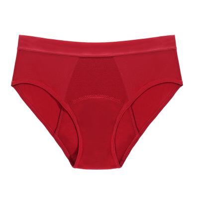 China High Radiation Protection Incontinence Full Front Up Menstrual to Quality Heavy Bamboo Seamless Period Fabric Waist Absorbency Flow Absorbent Panties for sale