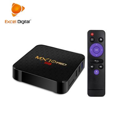 China Excel Digital MX10 Pro OS 2.4G Wifi 6K Set Top Box Allwinner H6 Smart TV Box MX10 Pro Android 9.0 for sale