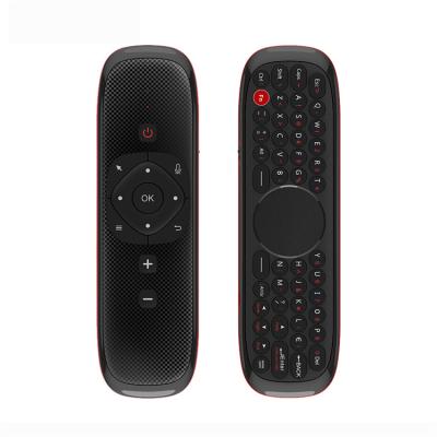 China Mini Keyboard Touchpad W2 Air Mouse Voice Gyro Excel Digital 2.4G LED Air Touch Control Mouse Remote Control Air Mouse for sale