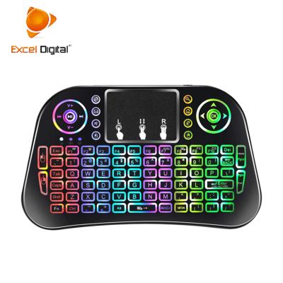 China Win-lock Excel Digital Air Mouse Backlit Mini Keyboard 2.4g Wireless Keyboard Touchpad Air Mouse for sale