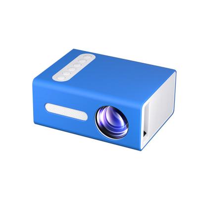 China Hot Sale LED Built-in Speakers Mini Projector Cheapest Support 1080P 320*240 T300 Home Theater Projector For Kids for sale