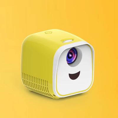 China Pico Excel Digital Small and Cute Mini Projector HD Led Light Source Compact Kids Portable Smart Projector L1 for sale