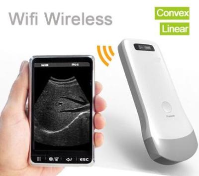 China SV-U2 Wireless Convex or linear Ultrasound Probe connecting with phone and pad for sale