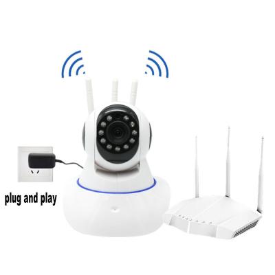 China 1080P HD 3 Antennas v380 two way audio software wifi smart net camera for smart home for sale