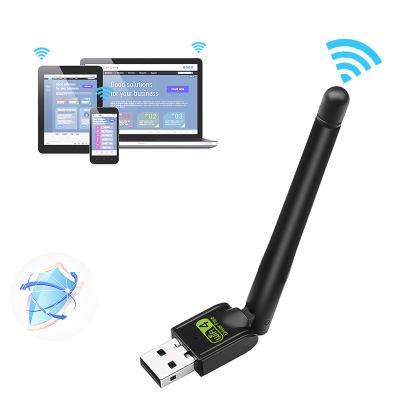 China Office & New Model 2dBi Antennas 150Mbps WI fi Adapter RTL8188 Wireless Adapter External Wireless Mini USB Driver 2dBi for sale