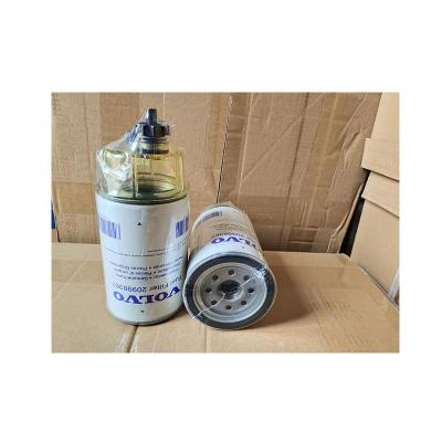 China Paper+iron Cylindrical White Unit Price Paper+iron Fuel Filter For Dump Trucks for sale