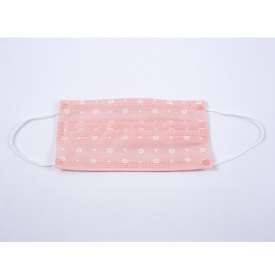 China Custom Print Non Woven Fabric Breathable Medical Mask With Earloop for sale