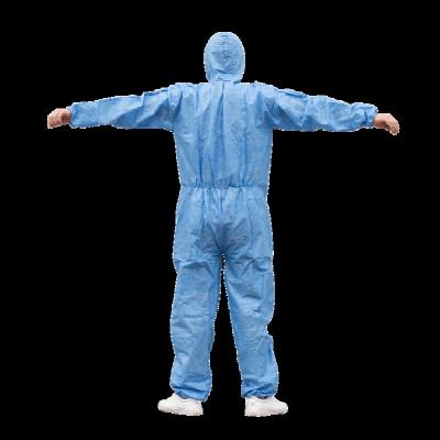 China Waterproof/Dustproof Disposable Sms Protector With Boots And Hooded Coverall for sale