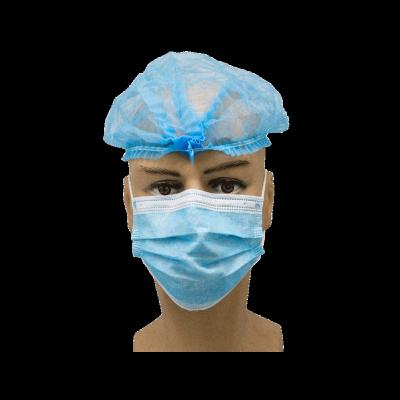 China Crowd Clean Dustproof Medical Disposable /Lab Cap With Nonwoven Fabric for sale