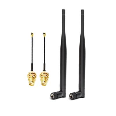 China 2.4G 5.8G WiFi Antenna 2.4G 5.8G 5.8G WiFi Antenna 2.4G 5.8G High Gain External Antenna RP-SMA Braid for sale