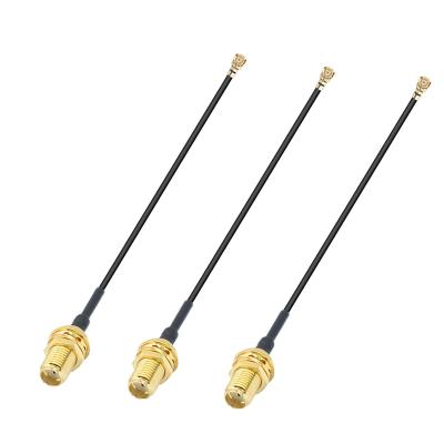 China RG1.13 Wire 10pcs/lot 15cm U.FL SMA Pigtail RF-SMA Female Antenna RG1.13 IPEX to RP-SMA for Sim7600 SIM7600 E-H Quectel EC25 EC25-E for sale