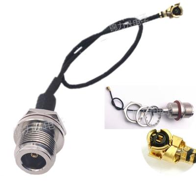 China N Female to IPX RG1.13 N Type Pigtail Coaxial Plug Straight Pigtail Main Rear to IPEX Screw Connector Extension Cable Conversion for sale