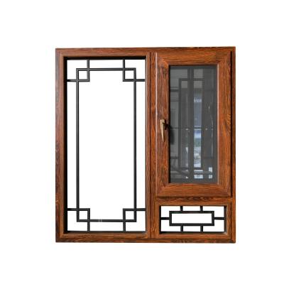 China Wholesale High Quality Outdoor Swing Storm Shutter Low Price Invisible or Heavy Duty Mesh Aluminum Stained Glass Window for sale