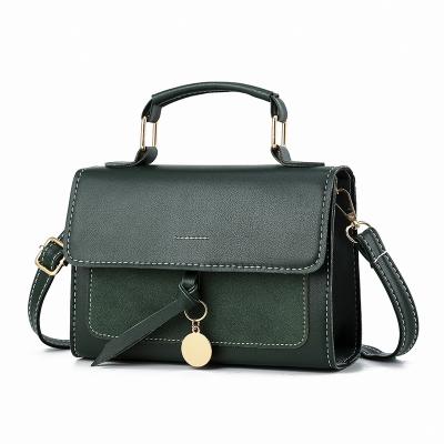 China Dating New Korean Fashionable Small Square Sewing Designer Handbags Sample Flip Bag Decoration Pure Leather Color Messenger Bags For Women for sale