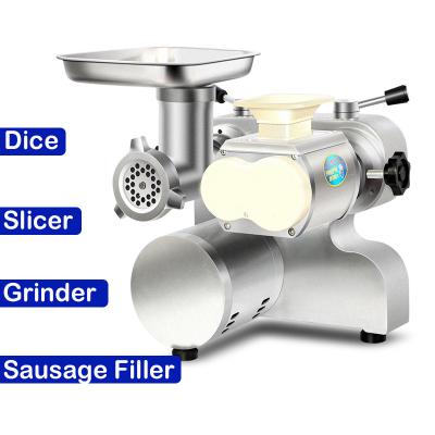 China Powerful Multifunctional Commercial Meat Grinder Chopper Heavy Duty Meat Chopper Processing Meat Cleaver Grinder for sale