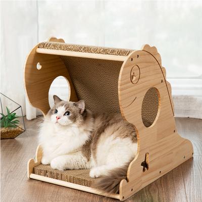 China Viable Custom Design Claw Crusher Pet Interactive Toy Cat Organ Scratch Board Magic Toy Cat Work Areas for sale