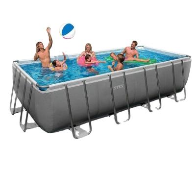 China INTEX 26356 Home Depot Bathtub 17ft Large Modern Portable Plastic Rectangle Inflatable Swimming Pool for sale