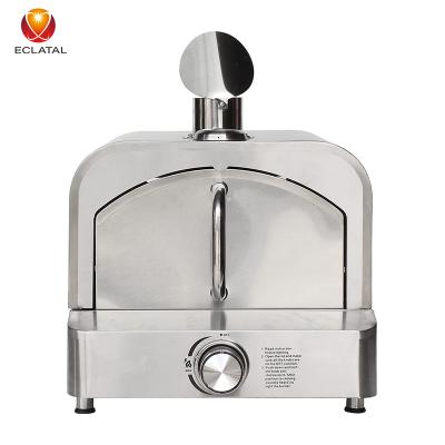 China 2021 outdoor household portable home use 12 inch new gas pizza stone pizza oven for sale